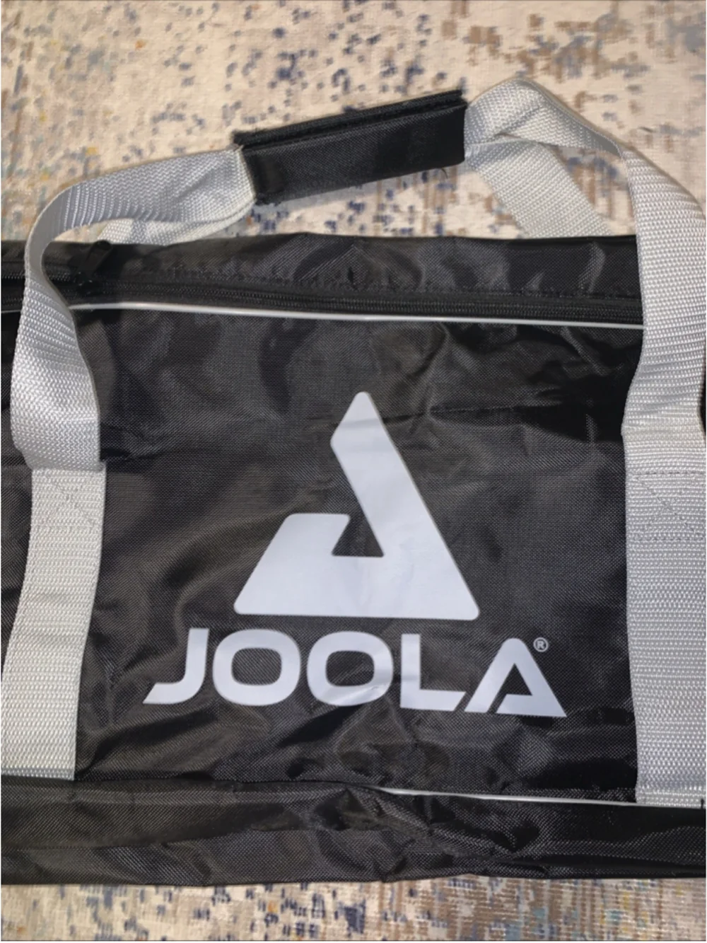 Joola Pickleball Double Sided Black Duffle Bag L 42” X 12 “ H Equipment Bag